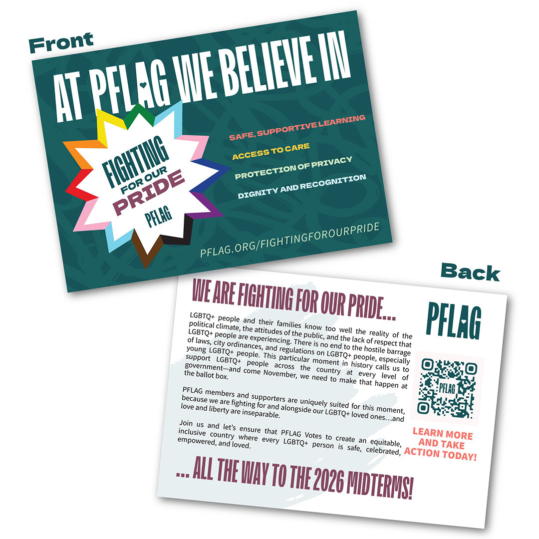 "Fighting for our Pride" Post Cards - Packs of 50