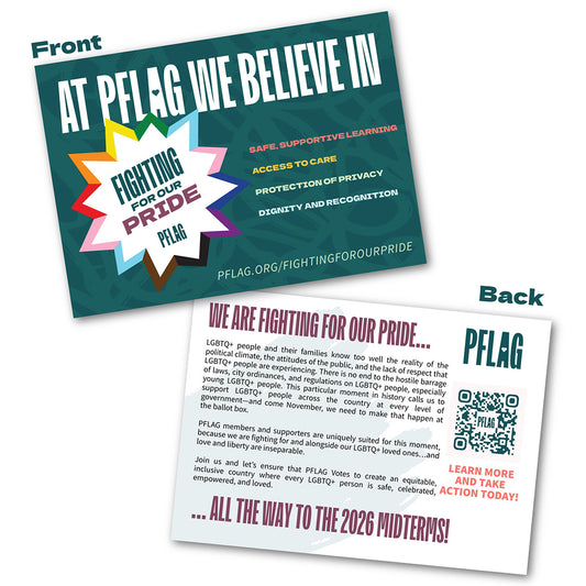 "Fighting for our Pride" Post Cards - Packs of 50
